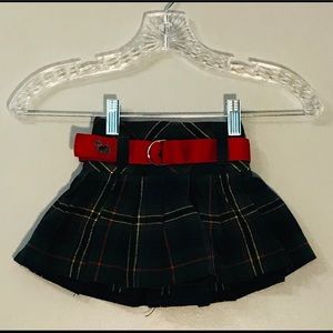 Girls plaid skirt
